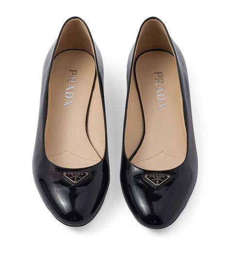 prada patent leather ballet flats|Prada patent.